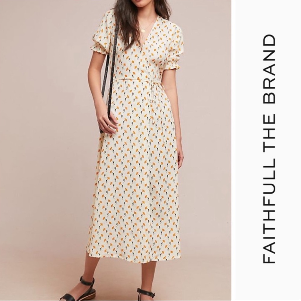 Faithfull the Brand Hana Wrap Dress